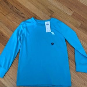 Brand new Abercrombie boys LS tee 5/6